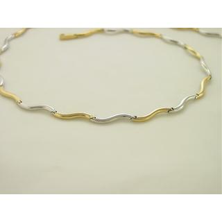 Gold 14k necklace ΚΟ 000253  Weight:15gr