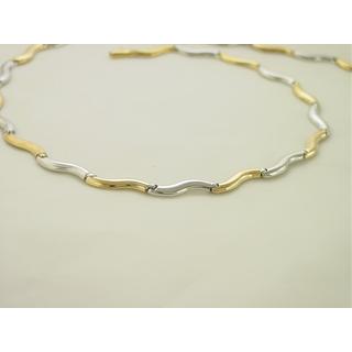 Gold 14k necklace ΚΟ 000254  Weight:21.19gr