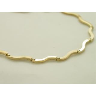 Gold 14k necklace ΚΟ 000268  Weight:16.02gr