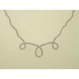 Gold 14k necklace with Zircon ΚΟ 000306  Weight:29.6gr