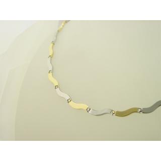 Gold 14k necklace ΚΟ 000307  Weight:19.19gr
