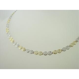 Gold 14k necklace Spiral ΚΟ 000324  Weight:11.19gr