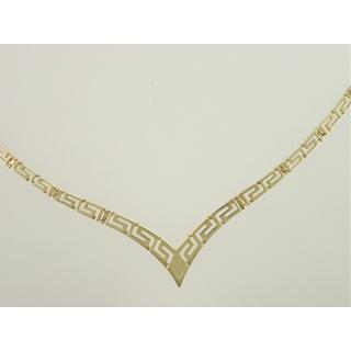 Gold 14k Greek key ΚΟ 000361  Weight:11.94gr