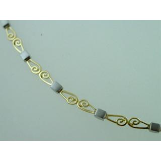 Gold 14k necklace Spiral ΚΟ 000371  Weight:13gr
