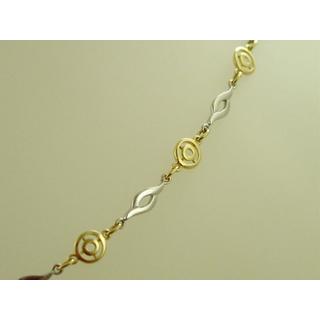 Gold 14k necklace Spiral ΚΟ 000375  Weight:8gr