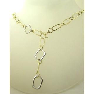Gold 14k necklace ΚΟ 000385  Weight:22.01gr