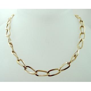 Gold 14k necklace ΚΟ 000421  Weight:16.88gr
