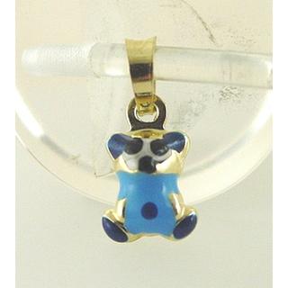 Gold 14k pendants Children ΜΕ 000047  Weight:0.4gr