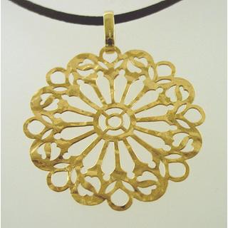 Gold 14k pendants ΜΕ 000066  Weight:3.75gr