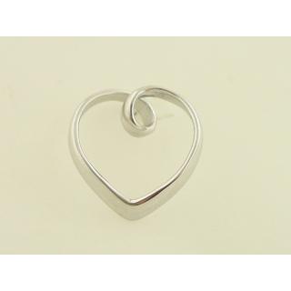 Gold 14k pendants Heart ΜΕ 000225  Weight:2.04gr