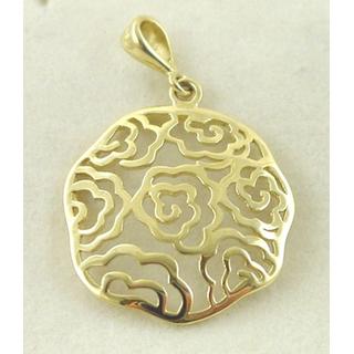 Gold 14k pendants ΜΕ 000387  Weight:2.08gr