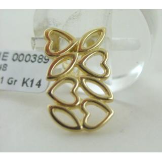 Gold 14k pendants ΜΕ 000389  Weight:1.51gr