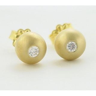 Gold 14k earrings ΣΚ 000484  Weight:2.73gr