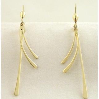 Gold 14k earrings ΣΚ 000649  Weight:1.92gr