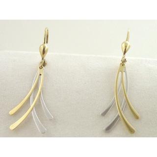 Gold 14k earrings ΣΚ 000651  Weight:1.88gr