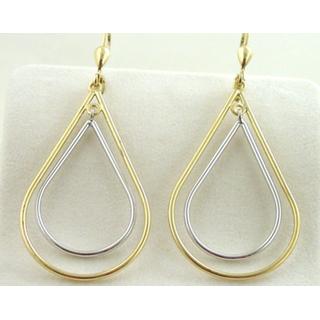 Gold 14k earrings ΣΚ 000652  Weight:3.56gr