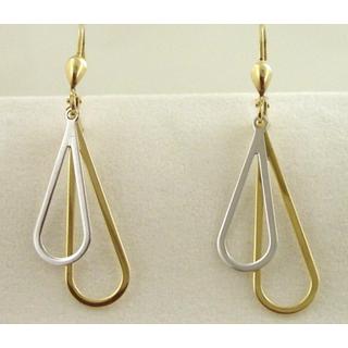 Gold 14k earrings ΣΚ 000655  Weight:2.06gr