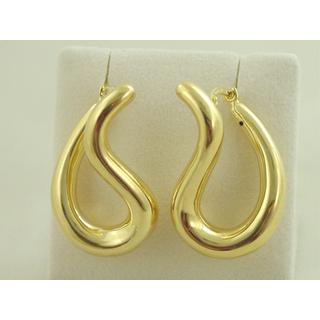 Gold 14k earrings ΣΚ 000656  Weight:6.13gr