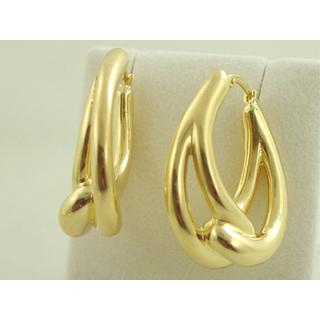 Gold 14k earrings ΣΚ 000660  Weight:5.92gr