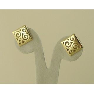 Gold 14k earrings ΣΚ 000698  Weight:1.59gr