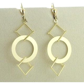 Gold 14k earrings ΣΚ 000709  Weight:3.96gr