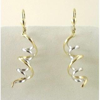Gold 14k earrings ΣΚ 000710  Weight:3.67gr