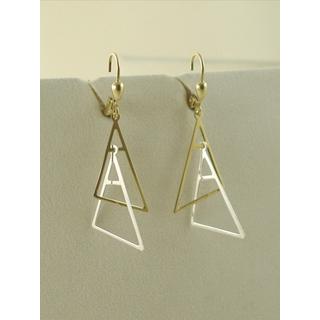 Gold 14k earrings ΣΚ 000713  Weight:2.22gr