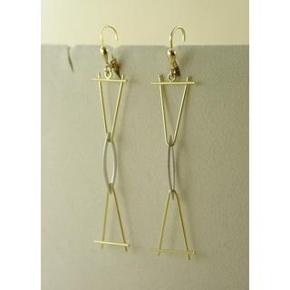 Gold 14k earrings ΣΚ 000714  Weight:3.55gr