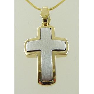 Gold 14k cross ΣΤ 000005 Weight:7gr