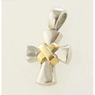 Gold 14k cross ΣΤ 000015 Weight:4.95gr