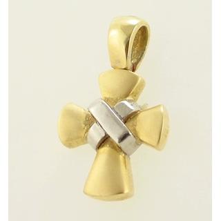 Gold 14k cross  ΣΤ 000016 Weight:4.8gr