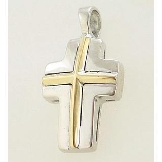 Gold 14k cross ΣΤ 000058 Weight:6.33gr