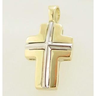 Gold 14k cross  ΣΤ 000059 Weight:6.38gr