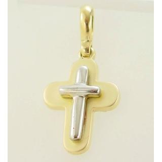 Gold 14k cross ΣΤ 000137 Weight:5.57gr