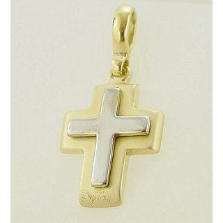 Gold 14k cross ΣΤ 000138 Weight:6.2gr