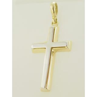 Gold 14k cross ΣΤ 000139 Weight:7.3gr