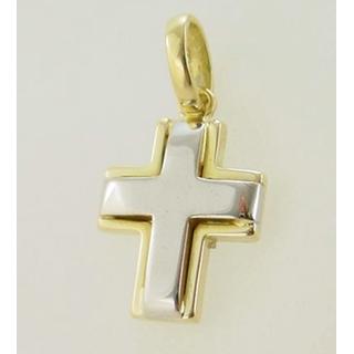 Gold 14k cross  ΣΤ 000141 Weight:3.46gr