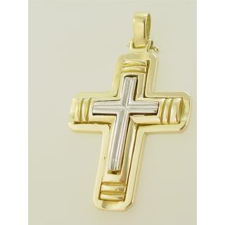 Gold 14k cross  ΣΤ 000144 Weight:8.16gr