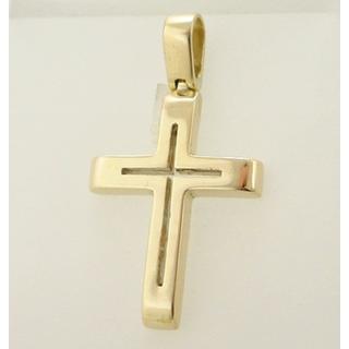 Gold 14k cross ΣΤ 000152 Weight:3.88gr