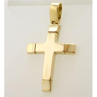 Gold 14k cross ΣΤ 000153 Weight:4.34gr