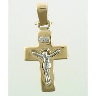 Gold 14k cross ΣΤ 000187 Weight:7gr