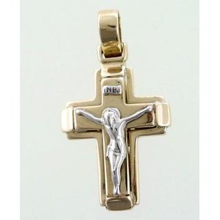 Gold 14k cross ΣΤ 000188 Weight:6.08gr