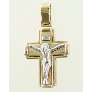 Gold 14k cross  ΣΤ 000189 Weight:7.33gr