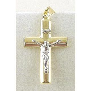 Gold 14k cross ΣΤ 000197 Weight:1.35gr