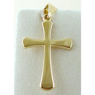 Gold 14k cross ΣΤ 000202 Weight:0.97gr