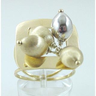 Gold 14k ring ΔΑ 001455  Weight:5.77gr