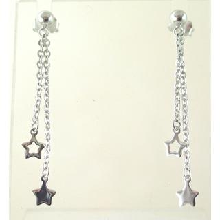 Gold 14k earrings Star ΣΚ 000788  Weight:1.7gr