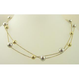 Gold 14k necklace ΚΟ 000429  Weight:18.52gr