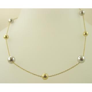 Gold 14k necklace ΚΟ 000430  Weight:10.27gr