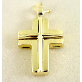 Gold 14k cross ΣΤ 000208 Weight:10.13gr